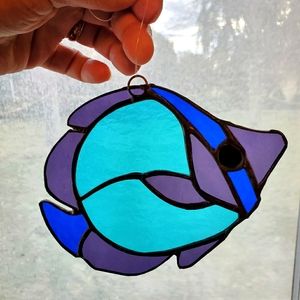 Beautiful Stained Glass Fish